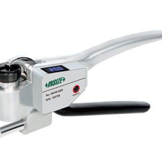 Digital Rockwell hardness tester used for metal testing in an industrial lab in Ahmedabad