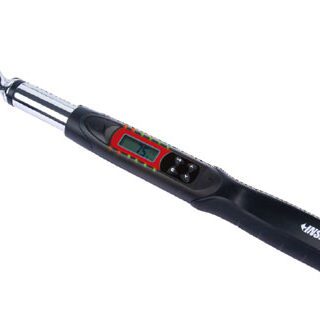 Digital torque wrench with LCD screen and angle measurement function